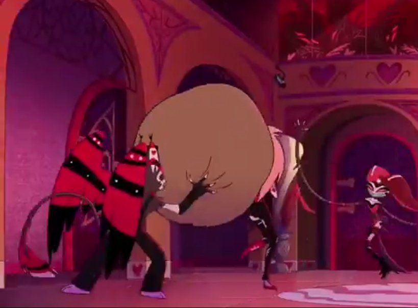 Jijo_Goetia's tweet image. STOP, LOOK HOW SHE&apos;S TAKING CARE OF HIM, I&apos;M GOING TO CRY!😭😭😭💔

#hazbinhotelseason2 #huskerdust #husk #angeldust #HazbinHotel