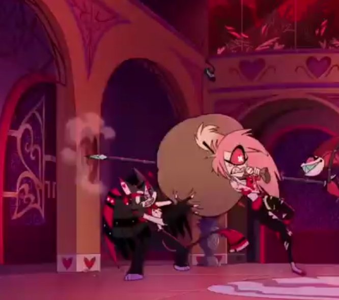 Jijo_Goetia's tweet image. STOP, LOOK HOW SHE&apos;S TAKING CARE OF HIM, I&apos;M GOING TO CRY!😭😭😭💔

#hazbinhotelseason2 #huskerdust #husk #angeldust #HazbinHotel