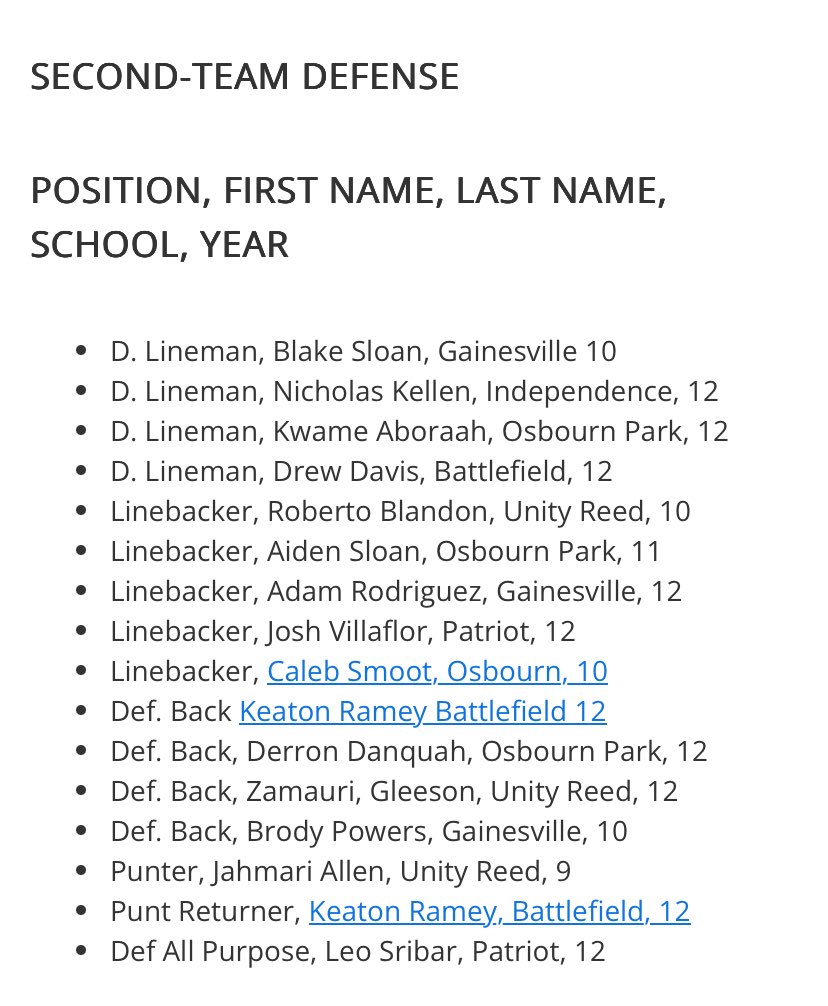 Number23Mauri's tweet image. Extremely blessed to be chosen for 2nd Team District for Receiver and Defensive Back!! #AGTG #VHSL