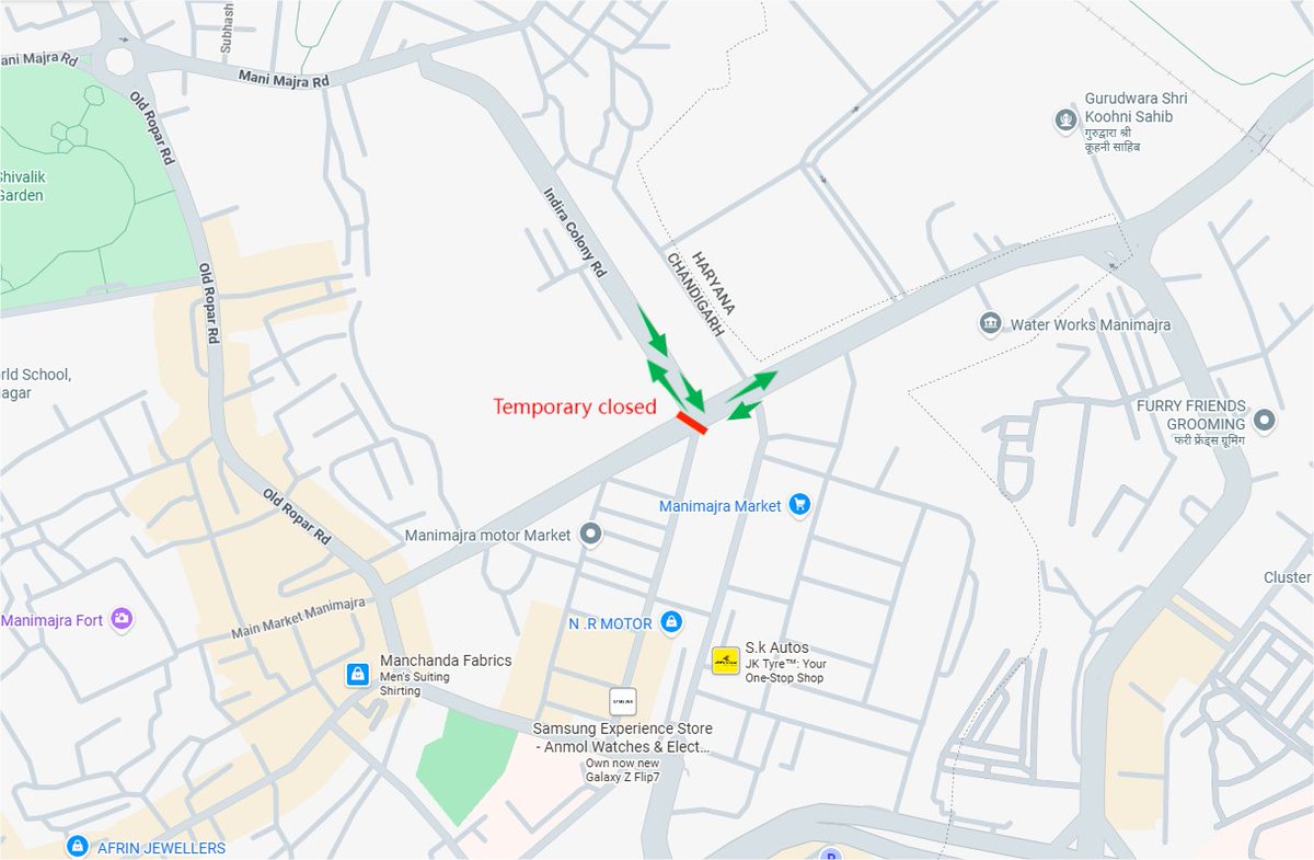 trafficchd's tweet image. #TrafficAdvisory #TrafficAlert :-
The general public is being #informed that laying water pipeline at Indira Colony light point near Manimajra Sports Complex will be carried out on 20.11.2025 between 10.00AM to 10.00PM and the road will remain temporarily closed.