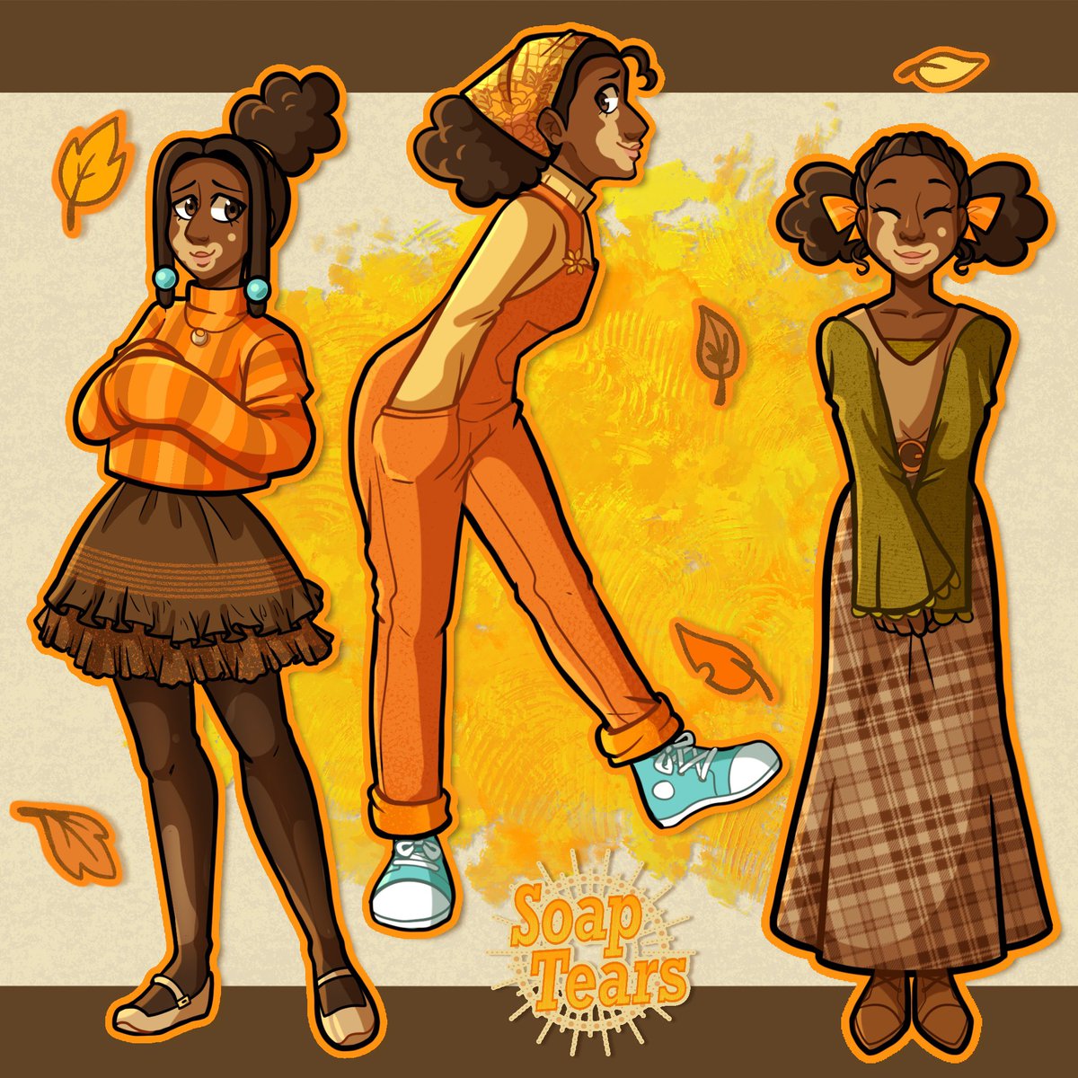 Soap_Tears's tweet image. Outfits for Lily🧡 #oc