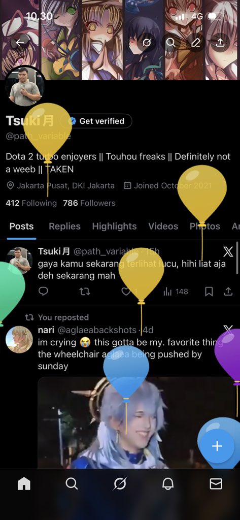 path_variable's tweet image. the cycle resets