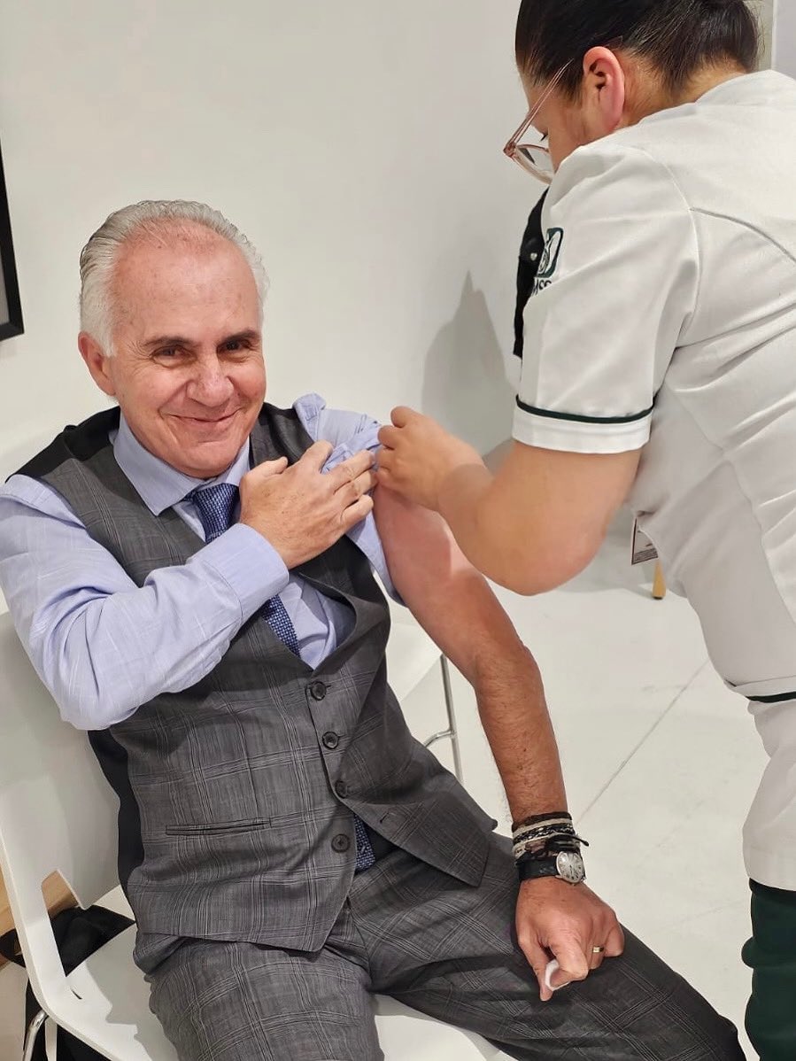 Vacuna #Influenza check ✅
¡Cuidémonos, protejámonos!