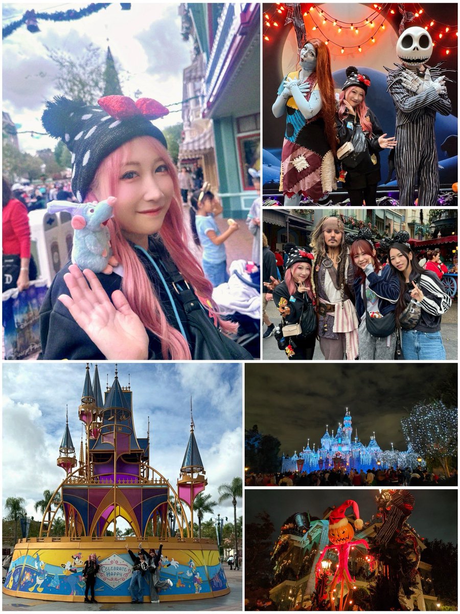 harupidrums's tweet image. LA公演の次の日はふぁみやぴー🐣(+S山氏)でアナハイムのディズニーランドに行ってきました〜🤗写真たくさんなので全部まとめたよ🙆‍♀️
#LOVEBITES #Haruna