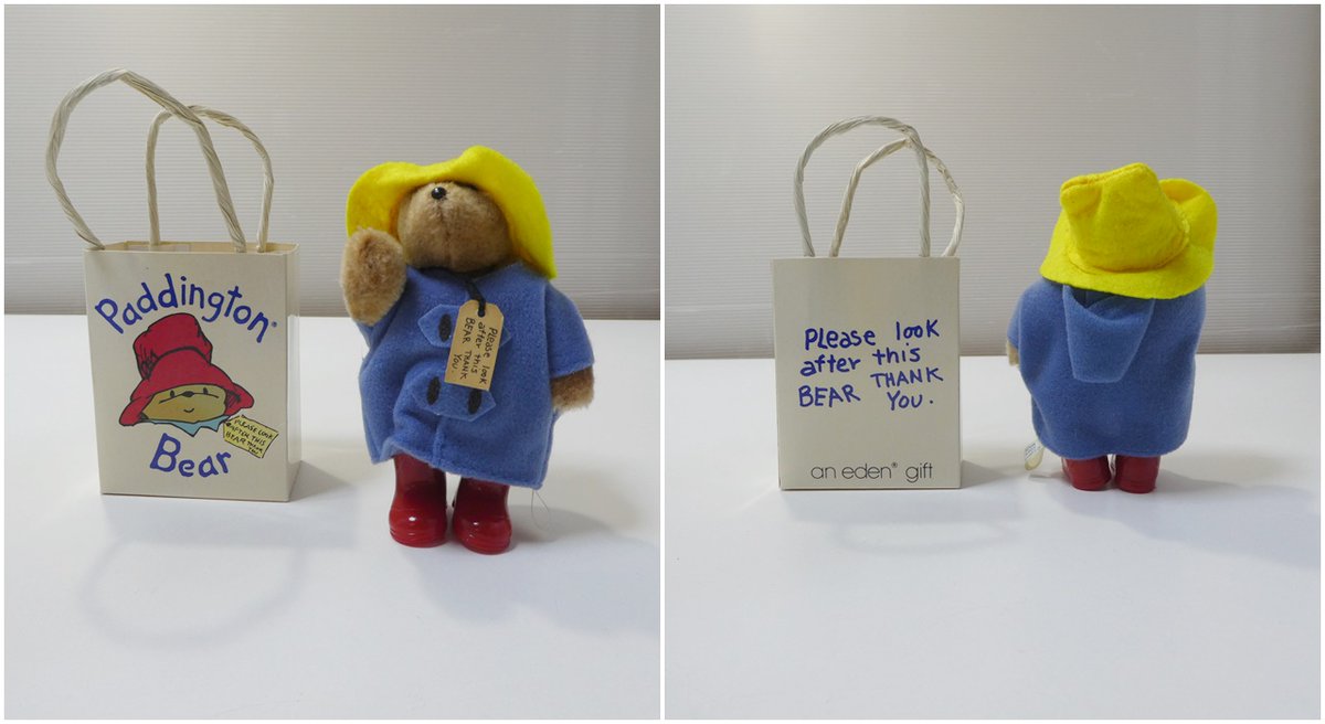 ✏️【入荷情報／Paddington Bear】 1987年 Eden（エデン社）製