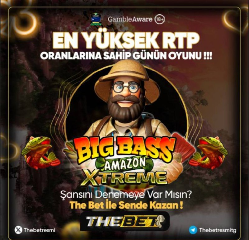 ⚠️GÜNÜN YÜKSEK RTP'Lİ OYUNU '' BIG BASS AMAZON XTREME  ''

#THEBET 'TE Yatırımını Yap bonuslarımızdan istediğini seç günün kazançlı slotu ile kazancın keyfini çıkar!

Thebet giriş : t.ly/thebetgirisx