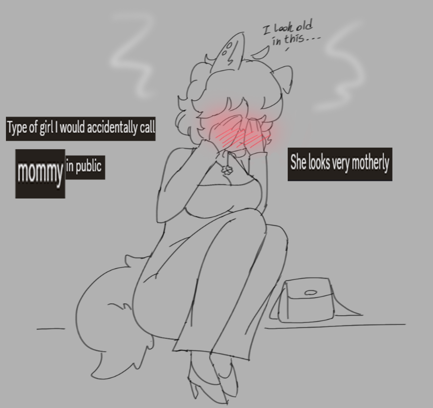 She did not know what that dress is associated with