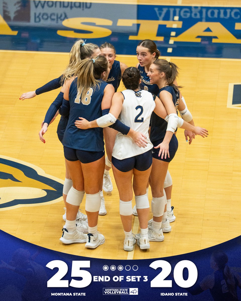 MSUBobcatsVB's tweet image. The Cats are on the board! 🔵🟡

#GoCatsGo
