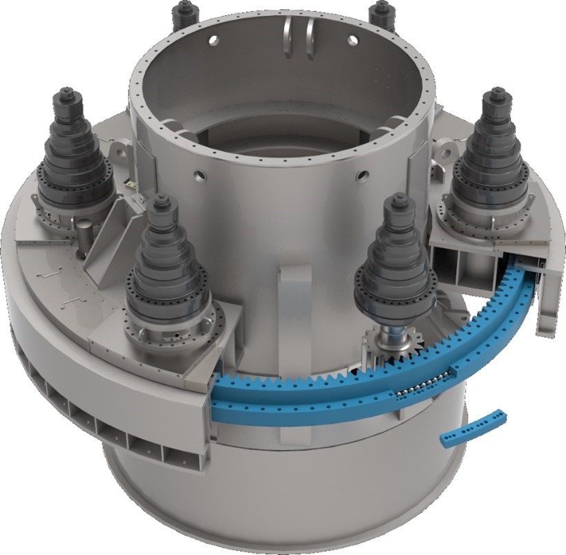 im_mining's tweet image. Metso has announced the launch of the SCDH4500, its largest split geared ring model to date, to address the challenges associated with traditional full slew bearing replacements in thickening applications | tinyurl.com/3sc3p5cs @MetsoOfficial #thickening #mineralprocessing