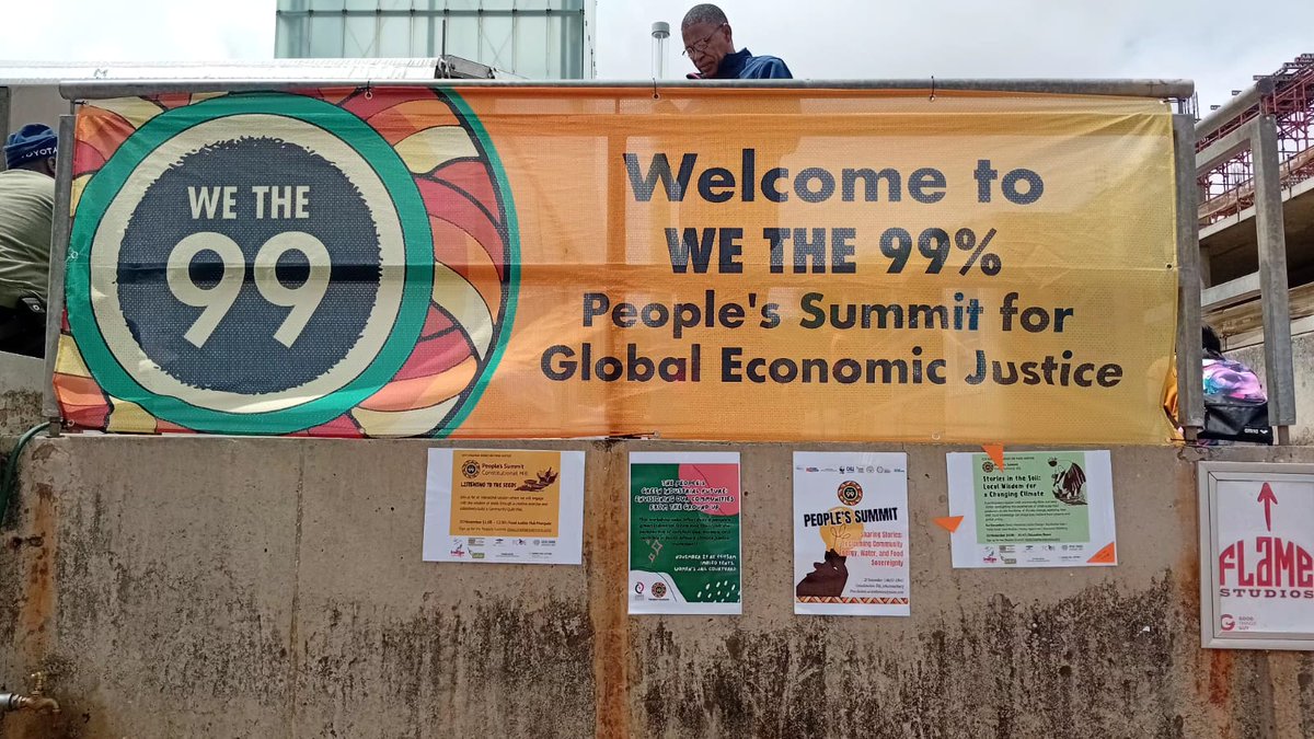 FairFinanceSA's tweet image. The People&apos;s Summit is open! Watch now as we call out the failed economic model that concentrates wealth at the top. We are here to discuss solutions.
#FunFact: Water will be available free of charge for the duration of the three-day event. 
#EndInequality #WeThe99 #FairFinance