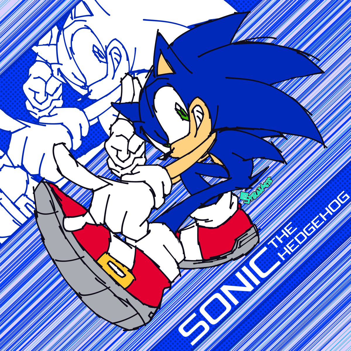 TheSpiralasis's tweet image. Fun warmup to stop my drawing fingers from getting too rusty, might&apos;ve spent too much time screwing around with background effects tho