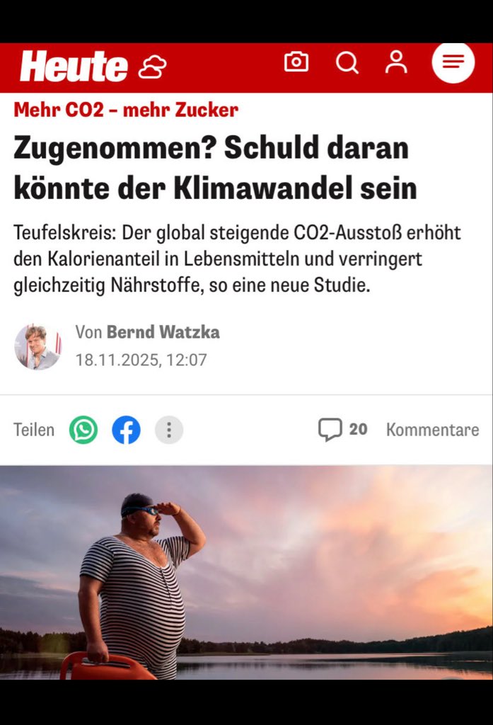 Jeds is es raus. <a href="/GeilerGerry/">Gerry fährt Fahrrad</a> ist nicht fett, er ist Klimerdipös.