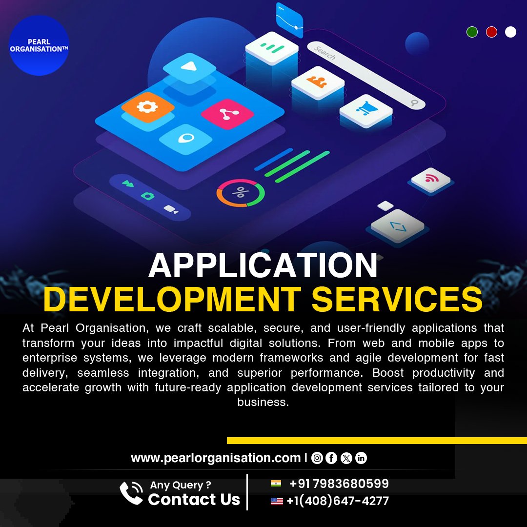 pearlorgs's tweet image. Build fast, secure, and scalable web &amp;amp; mobile apps for future-ready growth.
.
.
🌐 pearlorganisation.com
📞 Contact Us : +91 7983680599 , +1(408) 647-4277
.
.
#PearlOrganisationReviews #ApplicationDevelopment #AppDevelopmentServices #WebApps #MobileApps #EnterpriseSolutions