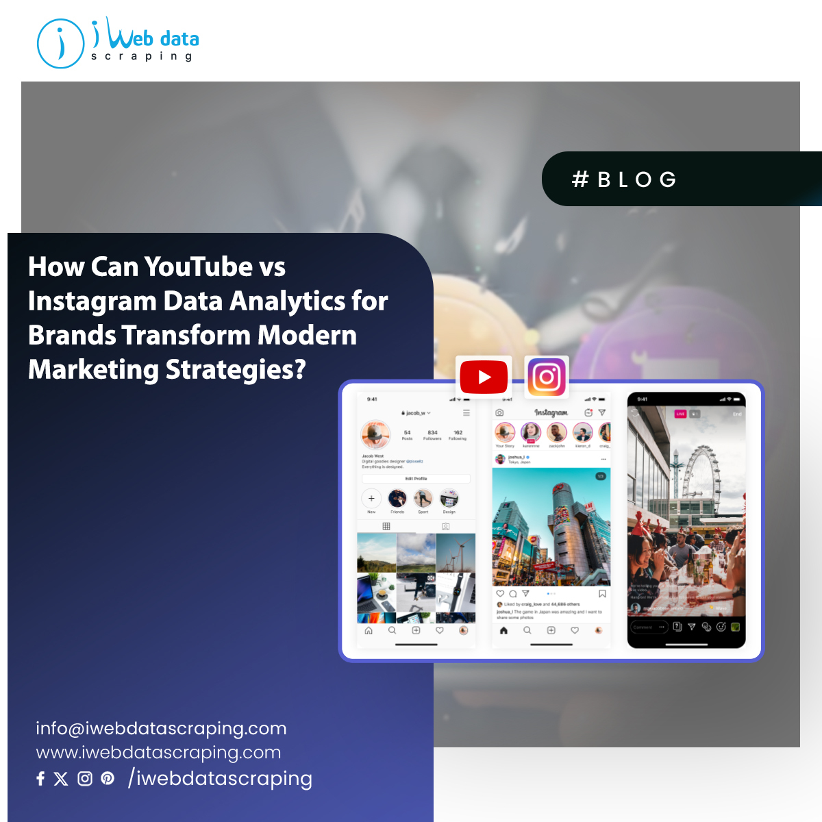 iwebdatascrape's tweet image. YouTube vs Instagram: Which drives better ROI? 📸🎥
Data analytics reveals audience behavior, content impact, creator performance &amp;amp; ad efficiency.

👉 iwebdatascraping.com/youtube-vs-ins…

#SocialMediaAnalytics #InfluencerData #MarketingInsights