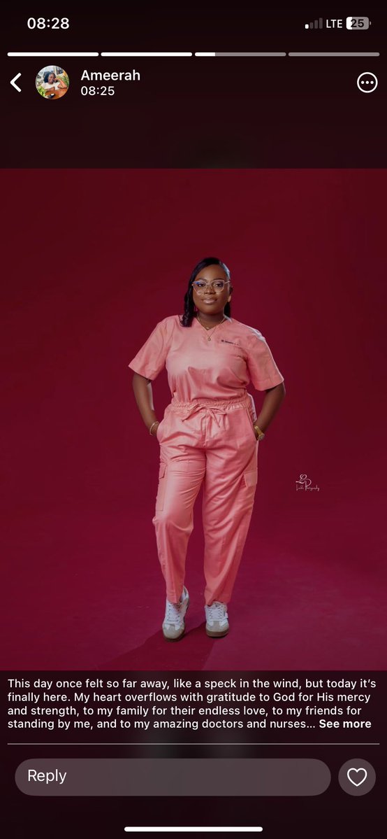 babygirldams's tweet image. DEFERRED 4 SEMESTERS, BEAT CANCER, WENT BACK TO SCHOOL, GRADUATED WITH A FIRST CLASS, BEST IN NURSING PROFESSIONAL EXAM

WHAT A COMEBACK!!!!
ODUMERU AMEERAH, RN,RM,BNSC
My sister 🥹😭😭😭😭❤️❤️