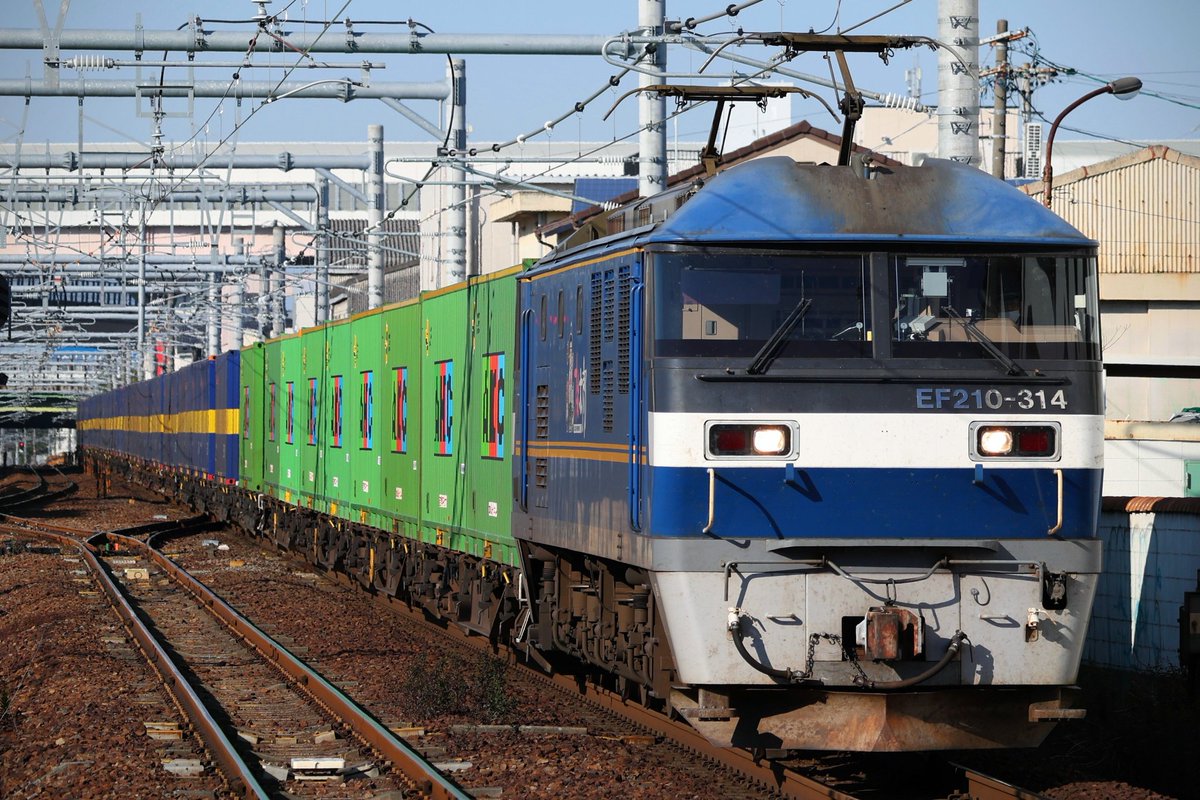 akebono83go's tweet image. 5060レ
EF210-314+コキ車