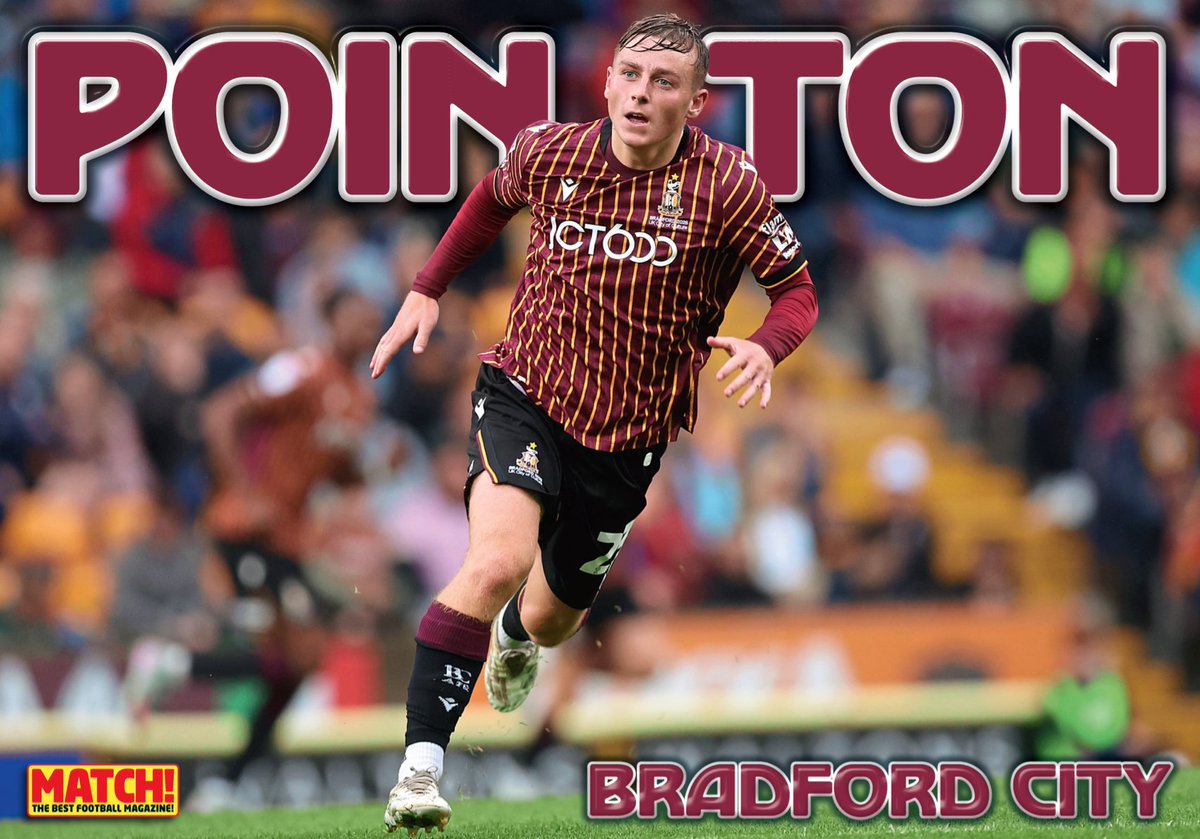 matchmagazine's tweet image. There&apos;s a Bobby Pointon poster in MATCH&apos;s November 18 issue, @officialbantams fans! 😁

#BCAFC
