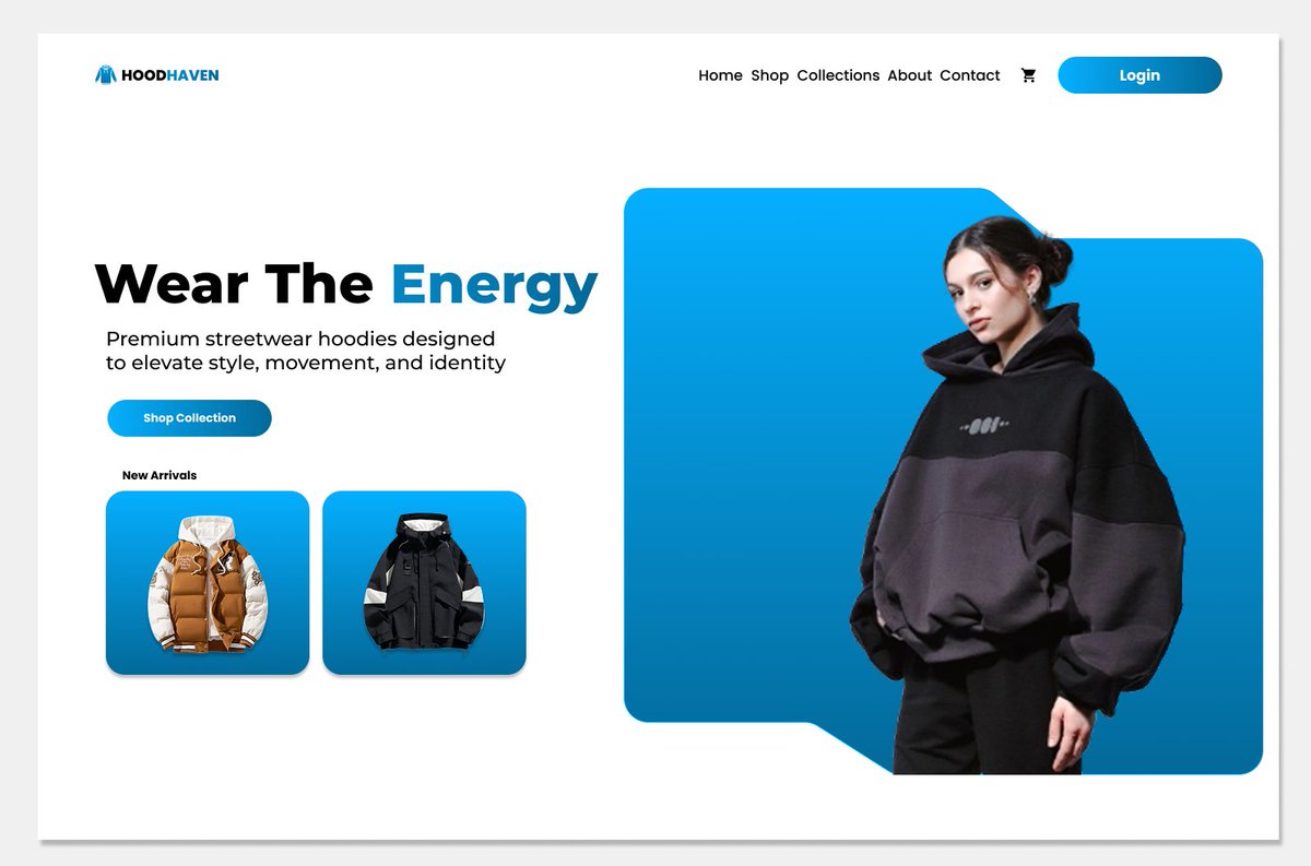 iam_bigkillua's tweet image. Day 18 of my 30 Days UI Design Challenge!!
Today&apos;s project: I designed a hero section for a hoodie web, where you can also customise the hoodie that you want too
What are your thoughts?
Open for feedback
#UiDesign #Designchallenge
#30DayUIDesignChallenge