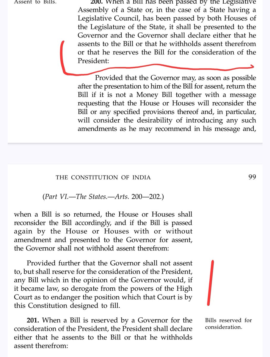 sanjg2k1's tweet image. SAD NEWS FOR FEDERAL STRUCTURE

Even the #SupremeCourtofIndia changes its stand and doesn&apos;t call a spade a spade on an issue of paramount importance for federalism! 

Punchhi Commission had recommended (para 11.7.02) a time limit of 6 months in Article 200 giving assent or…