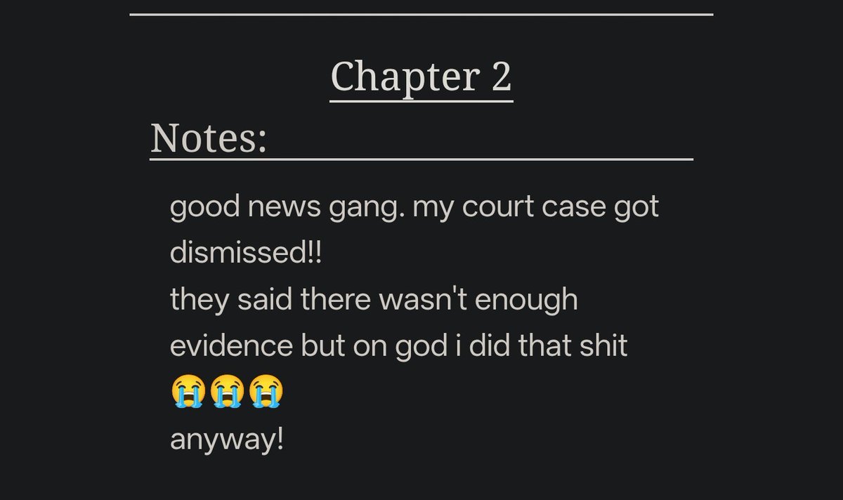 cvnide's tweet image. the cliché that ao3 authors are going through something insane in lives while writing fics as a side quest is so true