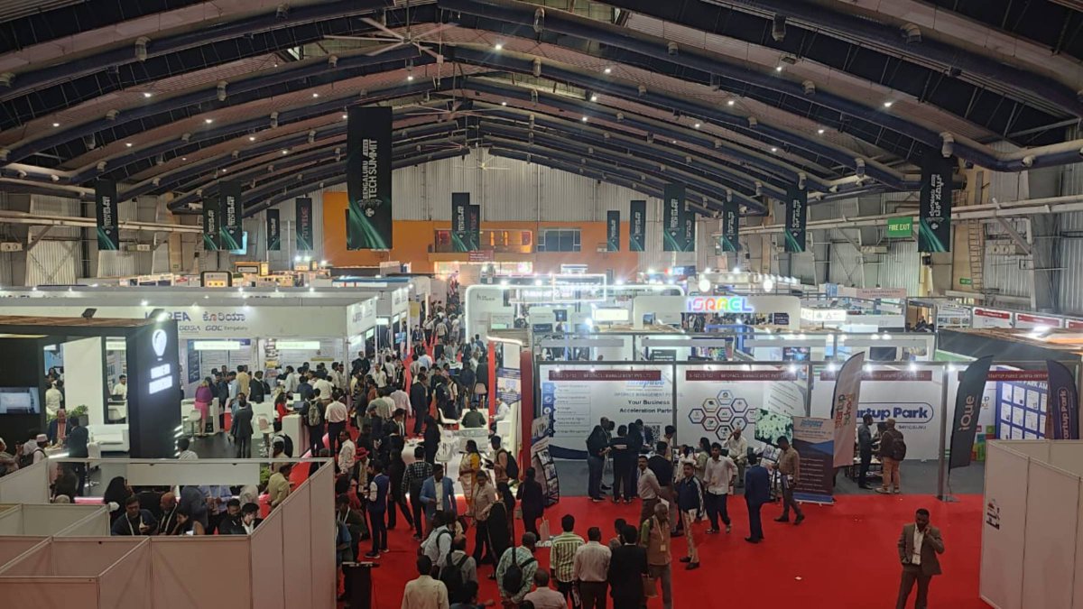 KarnatakaWorld's tweet image. With a legacy of over 27 years, the Bangalore Tech Summit, themed &quot;Futurize,&quot; is taking place at BIEC from November 18 to 20, 2025. The summit reflects the city&apos;s transformation into a large-scale, business-centric global platform.

#BTS2025 #BangaloreTechSummit #BIEC #Futurize