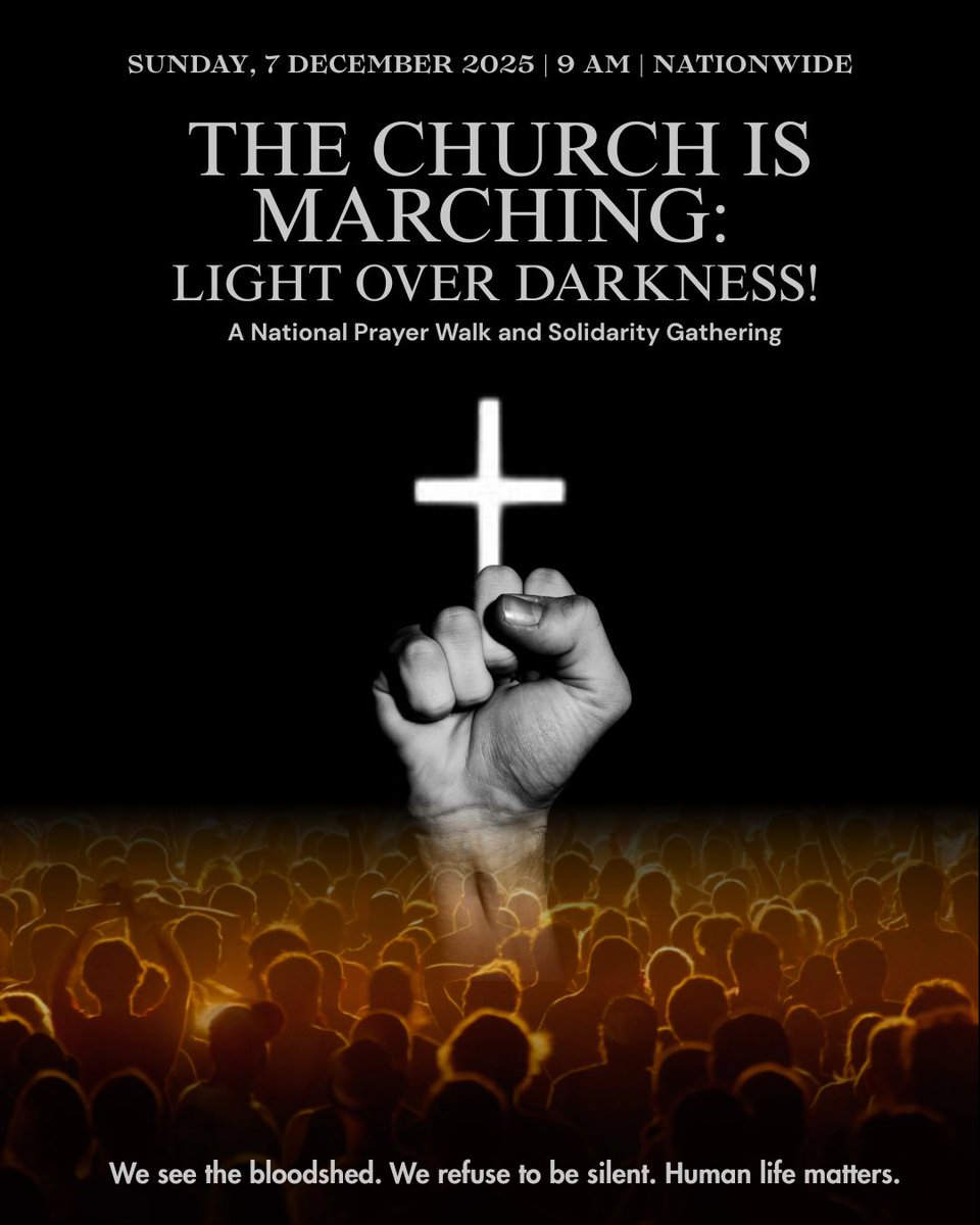 CSamJonah's tweet photo. Nigeria is bleeding, and the Church cannot stay silent. Too many Christians killed. Too many families broken. Too many communities erased. ✝️ https://t.co/3cxFdw5MxQ