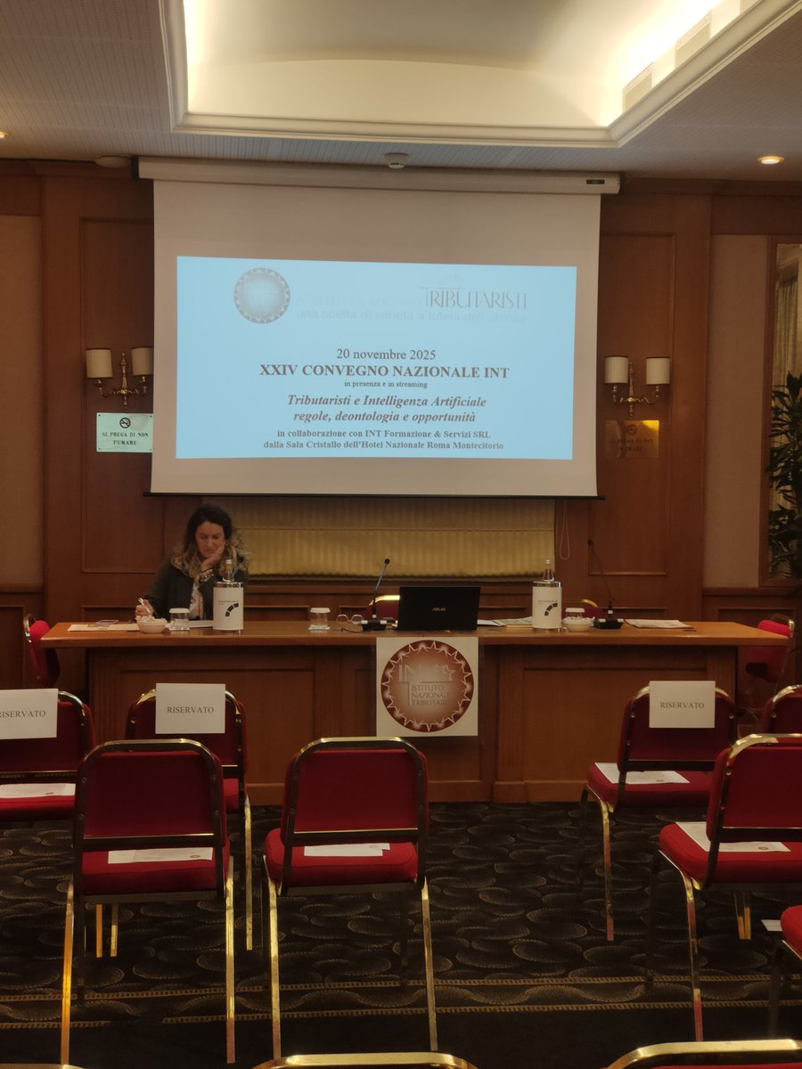 work in progress del XXIV Convegno nazionale INT 
#tributaristi
#INTtributaristi