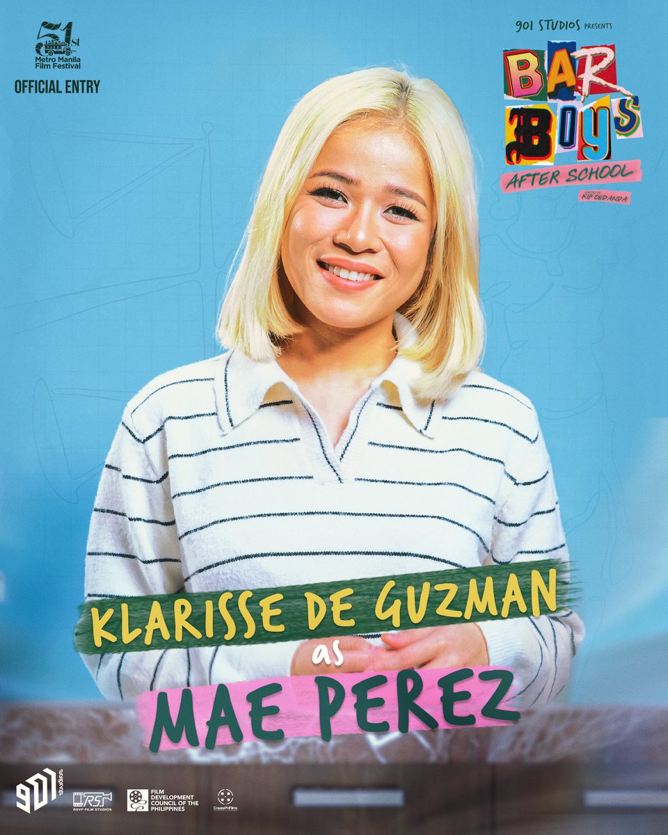 BarBoysMovie's tweet image. Introducing Klarisse de Guzman as Mae Perez in Bar Boys: After School 👩‍🦳

Breadwinner na ate ng isang law student. Handang isakripisyo ang sarili para sa pamilya. Isa lang ang escape n&apos;ya sa araw-araw na kayod—ang fandom ni Josh Zuniga (Kean Cipriano) na idol niya mula noong 2017