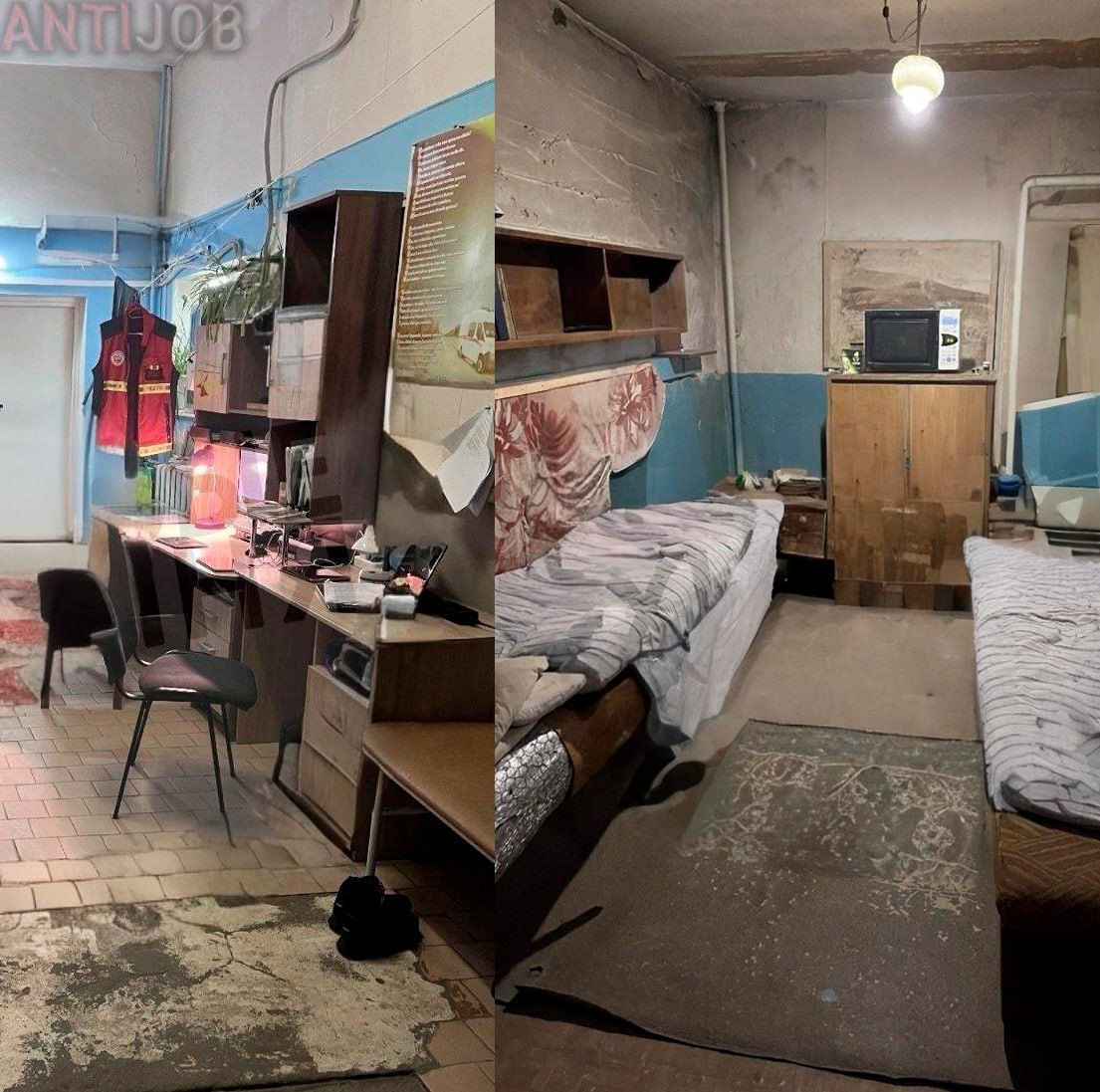 «Приют для бомжей»: в сети показали, в каких условиях работают медики скорой помощи в Мурманской области

Фотографии рабочих мест медиков скорой помощи в Кировске возмутили жителей Мурманской области. В соцсетях обсуждают, как в современной России вообще возможна такая обстановка