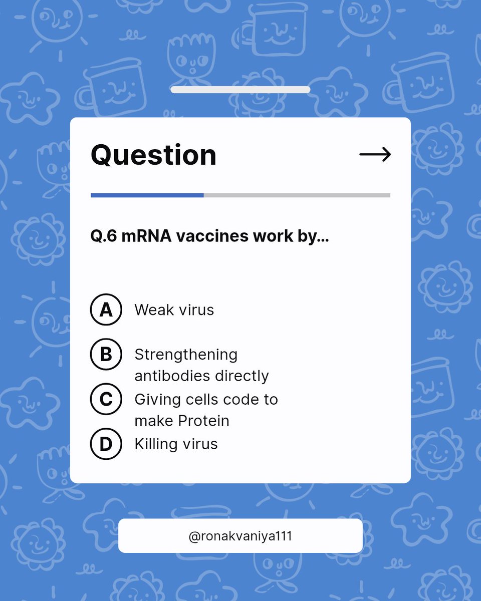 Civic_Analyst1's tweet photo. 6๏ธโฃ mRNA Vaccines
Code your immunity.
#VaccineTech #Biotech #UPSC https://t.co/2QCf31y80z