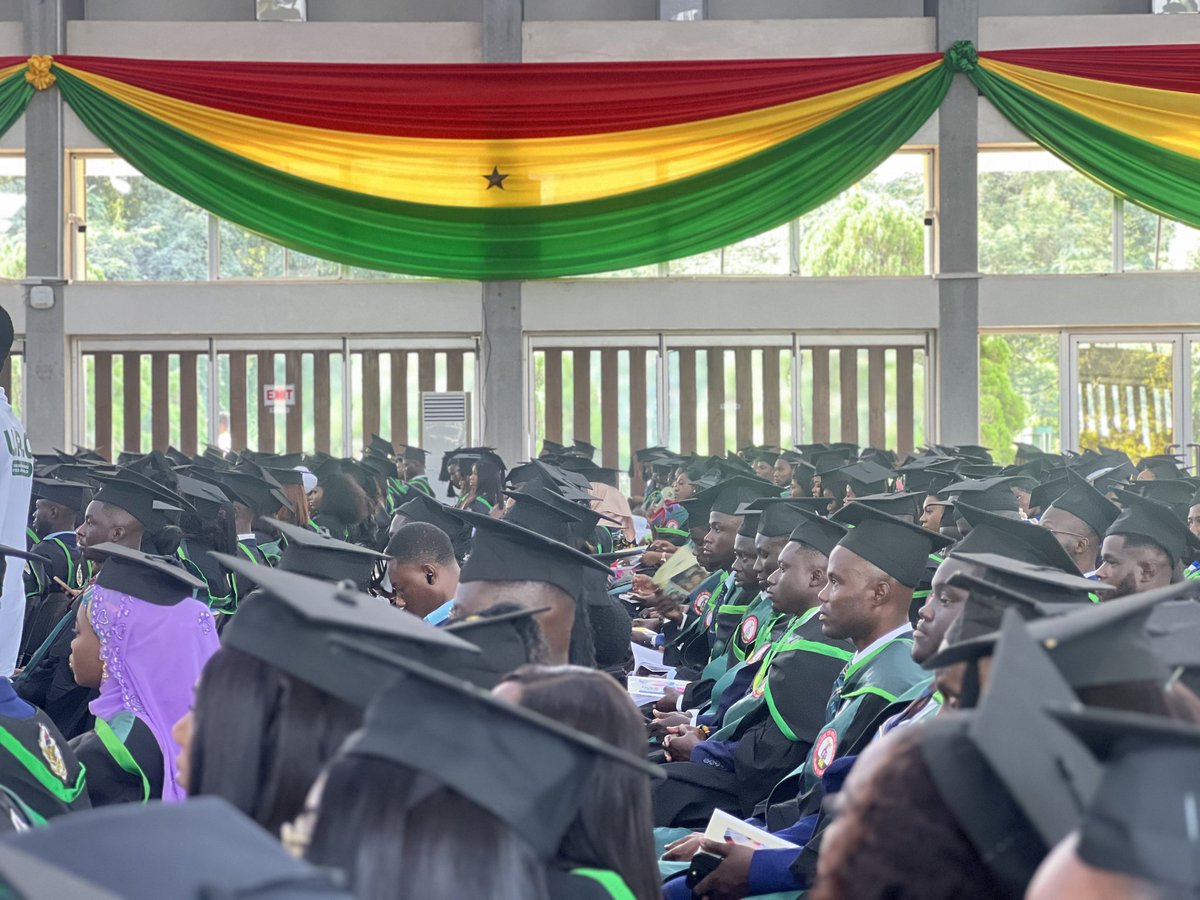 unitimesghana's tweet photo. Today, the College of Health Sciences takes the spotlight as the Class of 2025 marks the end of their academic journey and steps into the next phase of their professional paths across the health sciences. 

#KNUSTNewsFile #59thCongregation https://t.co/6dSBwxrnCv