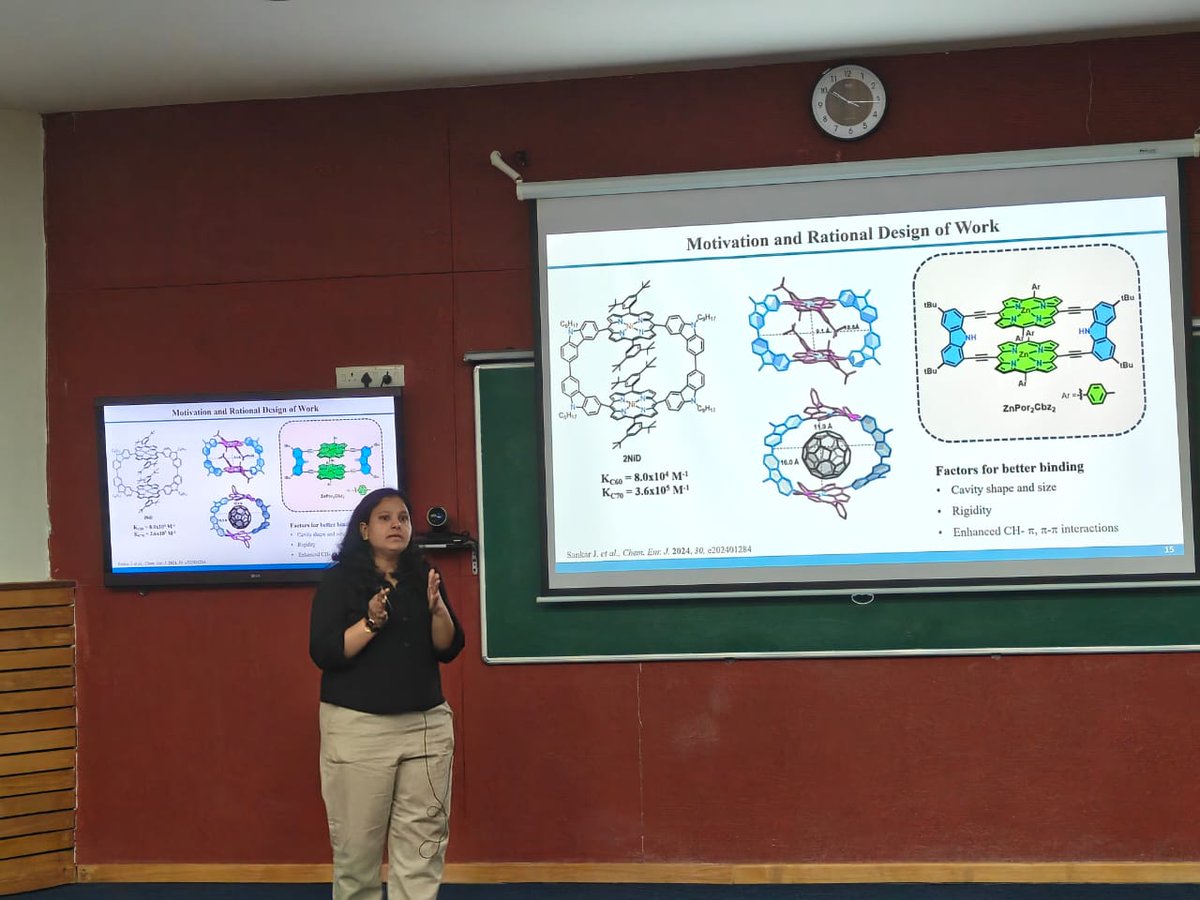 M2010211's tweet image. Thrilled to share that I’ve successfully defended my PhD! Years of work on porphyrin macrocycles came beautifully. Grateful to Prof. V. G. Anand (external), my supervisor Prof. J. Sankar, and all committee members for their support. @iiserbhopal @jesankar @chm_iiserb