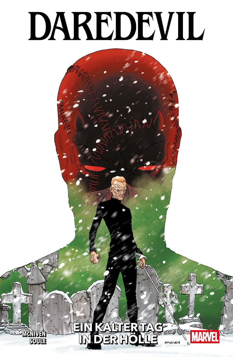 PaniniVerlag's tweet image. Kalt geworden draußen, oder? 🥶
👉 NEU: Daredevil - Ein kalter Tag in der Hölle
panini.de/shp_deu_de/dar…

Jahre in der Zukunft: Matt Murdocks Kräfte sind dahin, #Daredevil war einmal – aber er hilft noch immer den Bedürftigen ... bis es zur Katastrophe kommt.

#comics