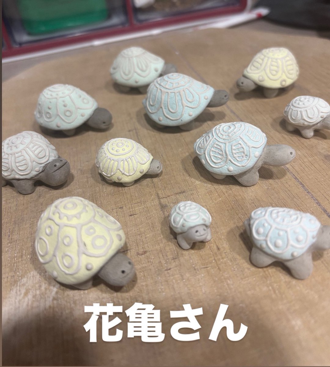 ぶりくら市、亀さんのイベントって聞いたから お花を背負った亀さん