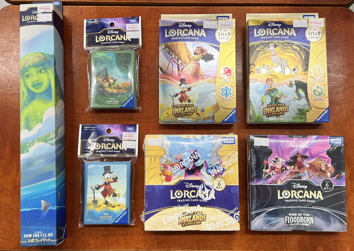 ✨SALE情報✨】 ディズニーロルカナ SALE特価で出してます🧙 2弾3弾BOX