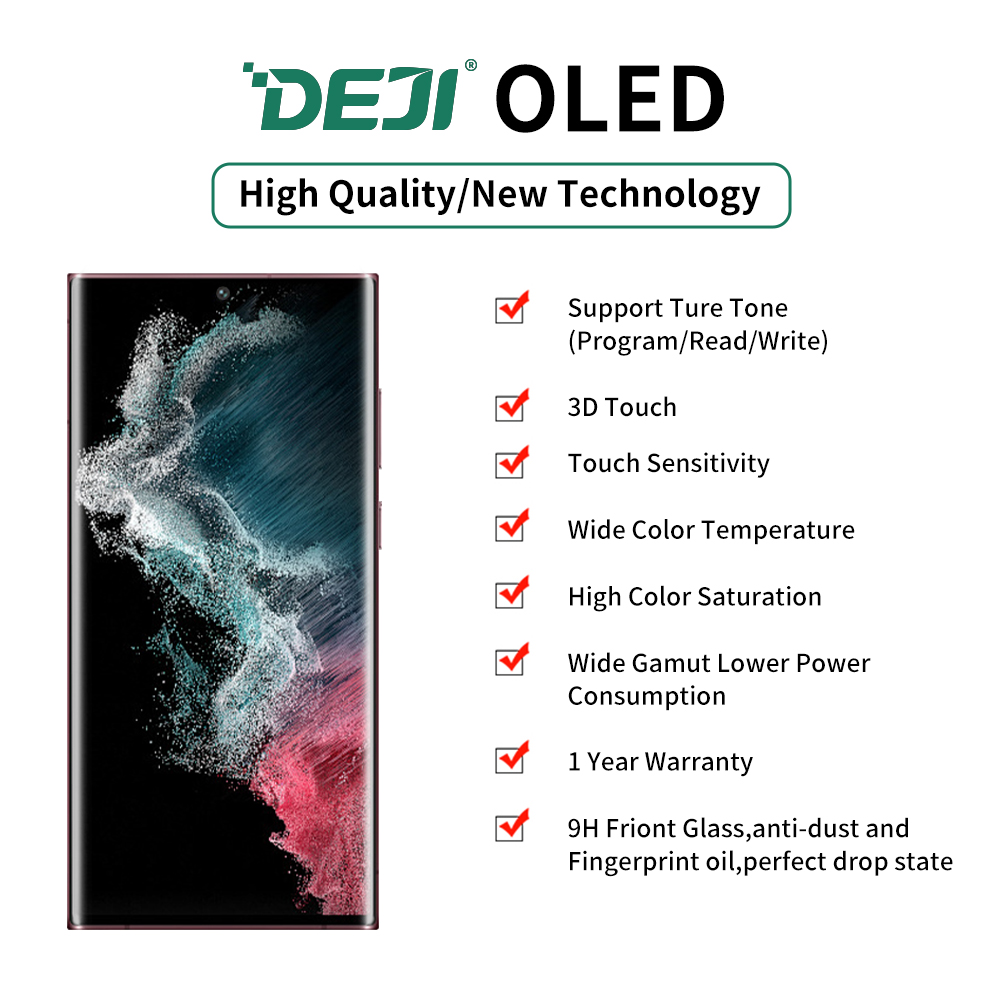BatteryDeji's tweet image. DEJI Factory Samsung OLED screens — vivid color, smooth touch, OEM quality.
Fits S8+ → S25U. Bulk orders welcome. DM for details.

#SamsungScreen #GalaxyParts #AMOLEDScreen #OLEDwithFrame #PhoneRepair #ScreenWholesale #OEMDisplay