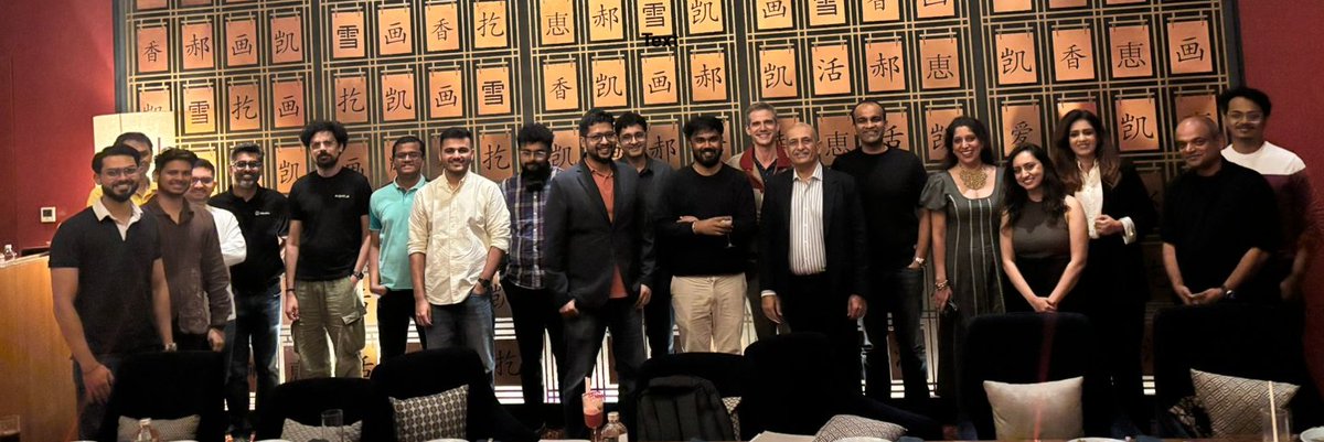 .<a href="/vishaldhupar/">Vishal Dhupar</a> has been a champion of the Indian IT industry for close to 4 decades.

Great hosting him and the NVIDIA team for dinner with India's next-gen AI builders. 

<a href="/177pc/">Pratyush Choudhury (PC)</a>