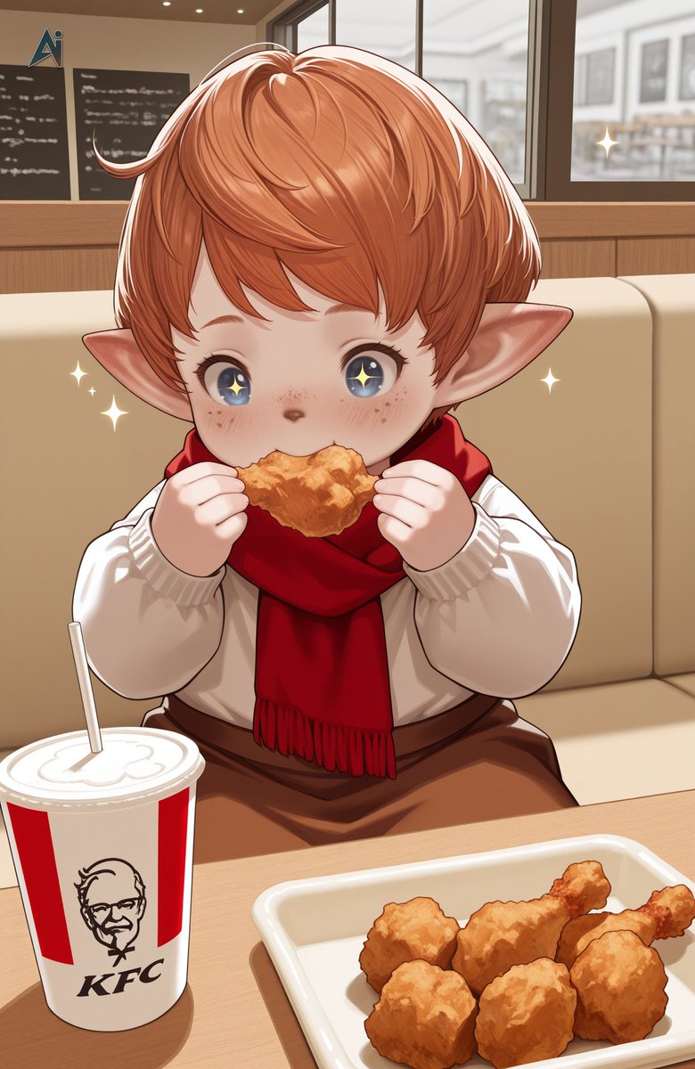 I updated Popi's model, its still not as perfect as I want it, but its a start.
#FFXIV #lalafell #AIart #AIイラスト #AIGeneration ~ai.