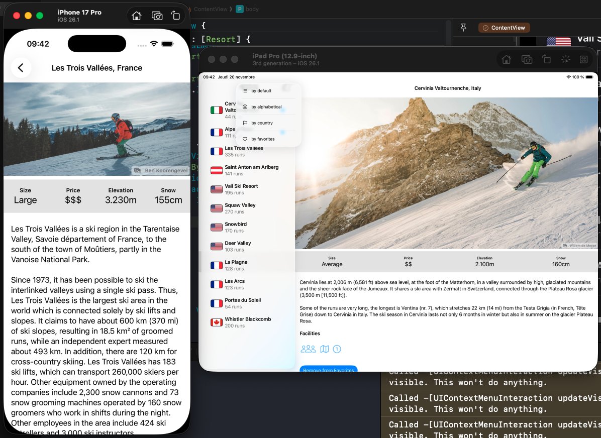 a_lamparelli's tweet image. 🎉 I just finished Day 99 of the #100DaysOfSwiftUI at hackingwithswift.com/100/swiftui/99 via @twostraws 

I needed to sort a struct against another struct to manage sorting by favorites but arrived at a dirty solution by creating a temporary array.  This works perfectly for now 🤪