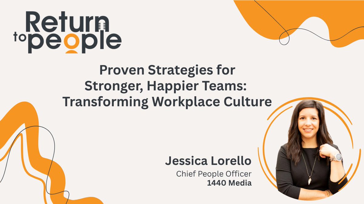 How do you build culture in a remote world? 🌍 

On the latest Return to People episode, Jessica Lorello shares insights on onboarding, communication &amp; engagement that help teams thrive. 

🎧 Listen now: pod.fo/e/355bdc

#RemoteWork #FutureOfWork #PeopleFirst