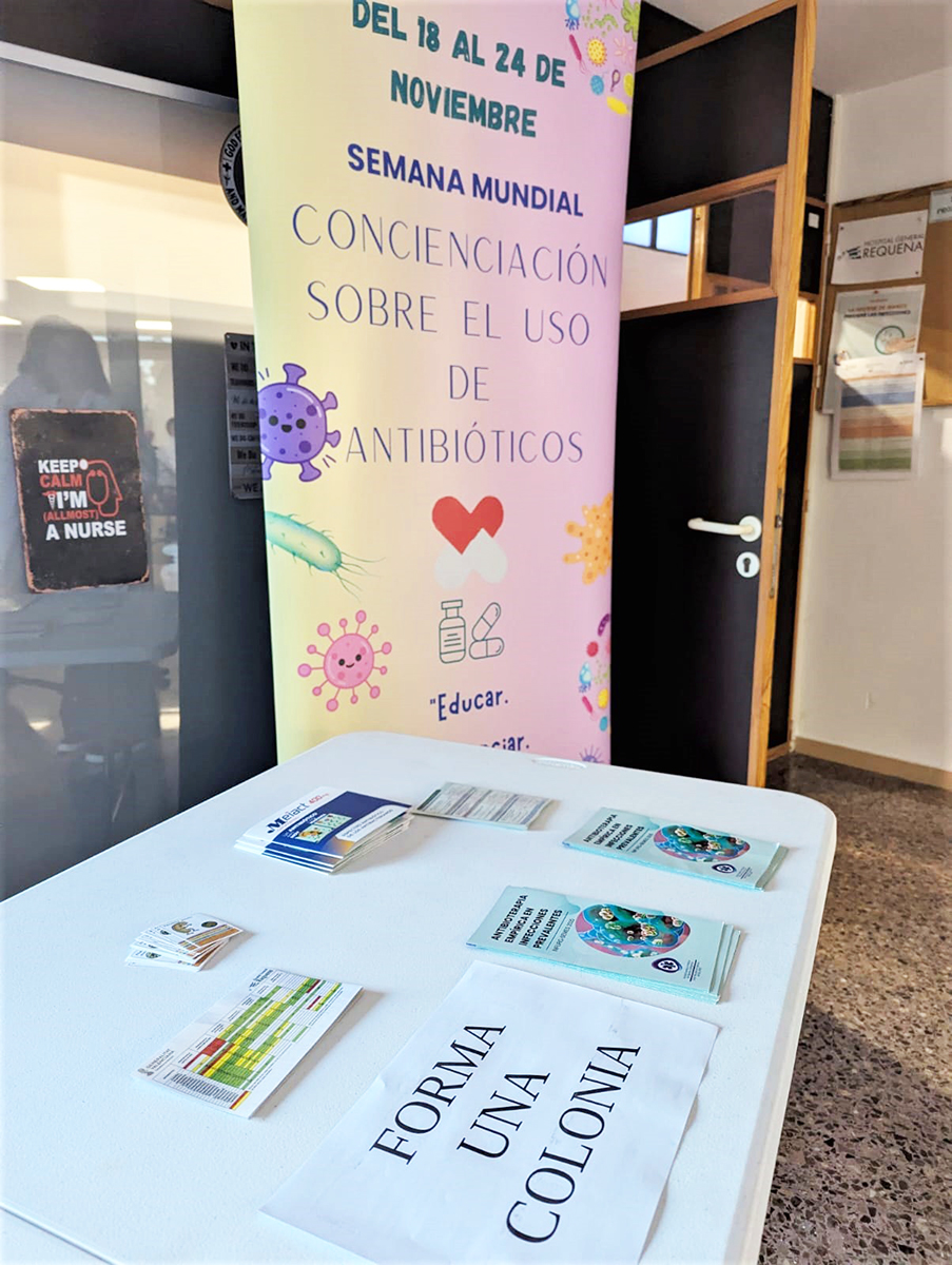 🧬El <a href="/GVARequena/">GVA Dpto.Requena</a> extiende a los usuarios la formación sobre el uso racional de #antimicrobianos
💊 El equipo PROA sensibiliza sobre la resistencia bacteriana y los #antibióticos
📋Formación a profesionales y encuesta a usuarios 
➕Día Mundial de la #EPOC
requena.san.gva.es/es/-/el-depart…