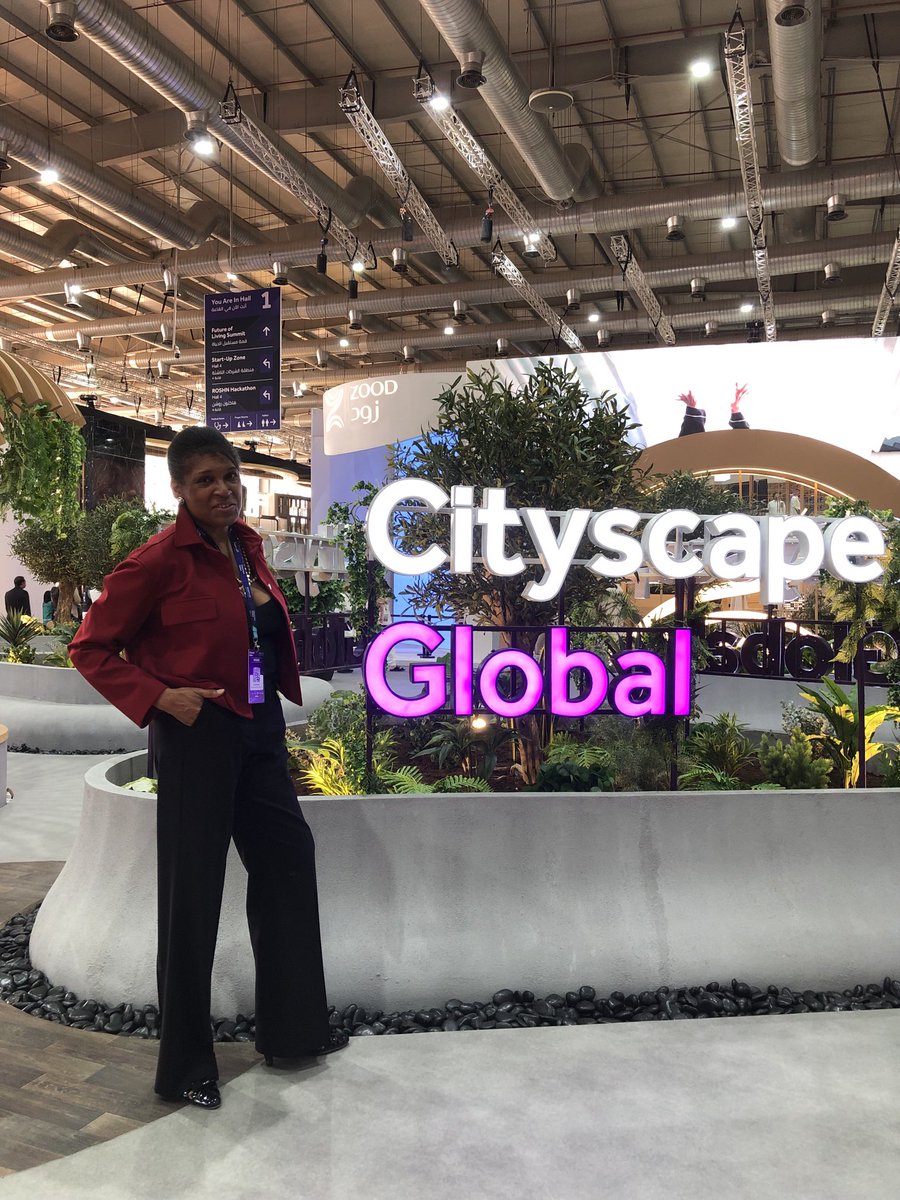 Welcome to Cityscape Global, Riyadh. This is just the tip off the iceberg as the exhibits are on a massive scale.