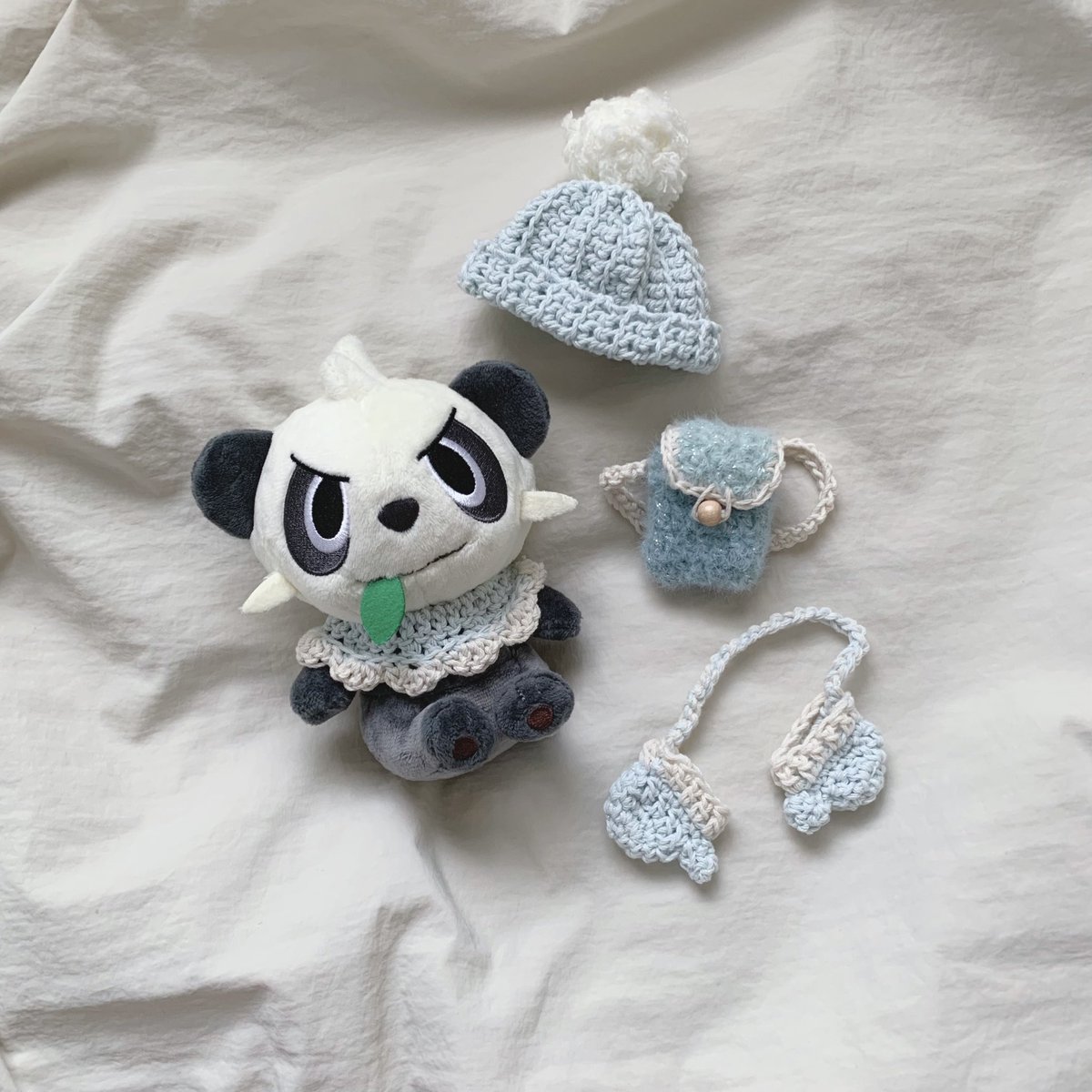 chamu_m82's tweet image. 🍂𓏸 𓈒 ヤンチャム冬支度 𓈒 𓏸🌨️

#ポケモン手芸部 
#ポケぬいファッション部