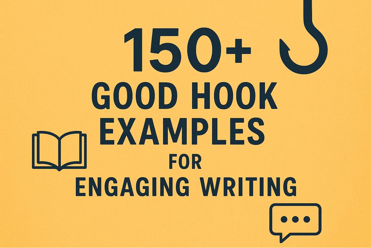 AlleyJohn6's tweet image. ✍️ Write like an experts! I’ve curated 150+ engaging hook examples to help you launch your stories, articles, or essays with power. Read more: linkedin.com/pulse/150-good…
#essay #essayhelp #myassignmenthelp #Education #writingtips #England #English