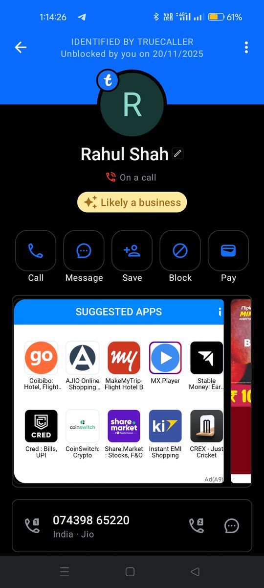 manojdas660's tweet photo. @OneCardHelp @GetOneCardIN  your agent Rahul Sah visit my house without ID card, Visiting letters and misbehave and threads to my family, please help @RBI @RBIsays https://t.co/qjDDXhPz4y