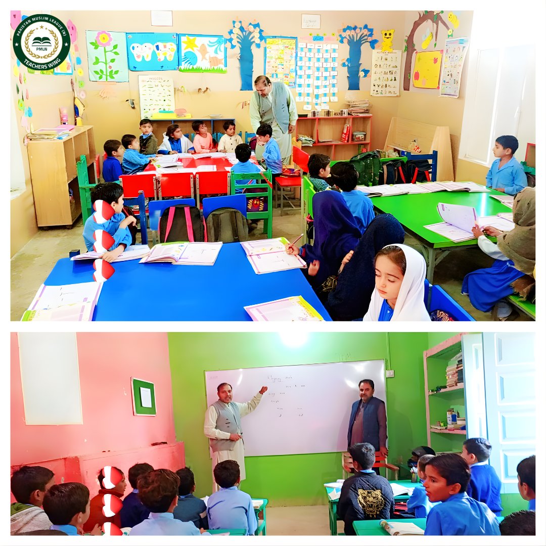 PmlnTeachers's tweet image. DEA Layyah تیزی سے تبدیل ہو رہا ہے!
وزیرِ اعلیٰ پنجاب، وزیرِ تعلیم، سیکرٹری SED کے وژن اور CEO ڈاکٹر محمد قیوم کی زبردست نگرانی میں تعلیم کا معیار بہتر بنانے کے اقدامات جاری ہیں
#DEALayyah #PunjabEducation #EducationReforms #SchoolImprovement #QualityEducation  #pmlnteachersWing