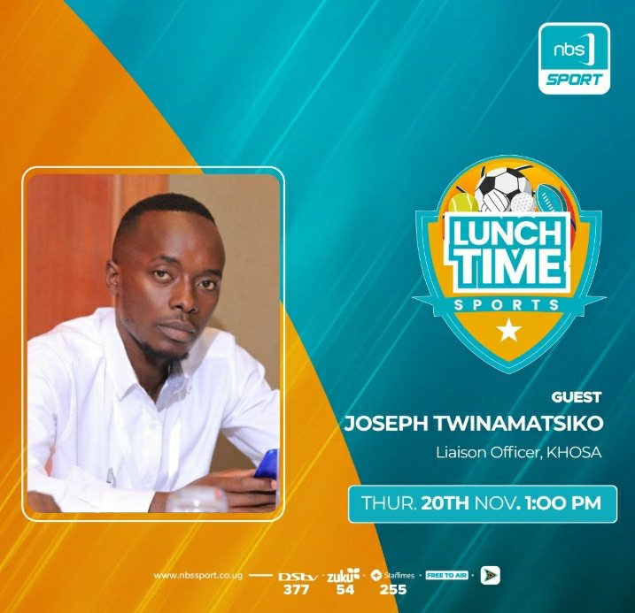 People at Nbs sport  give my guy ample time because he promised to give me a shout out on the national sports television.