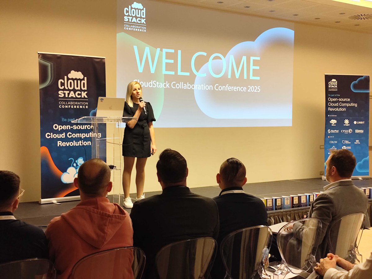We’re live at the #CloudStackCollab!

Our Marketing Director <a href="/Ivet_H_Petrova/">Ivet Petrova</a> just kicked off the conference, welcoming contributors, users &amp; partners from around the world. She shared what an amazing year it has been for the community, stats about the project growth and evolution
