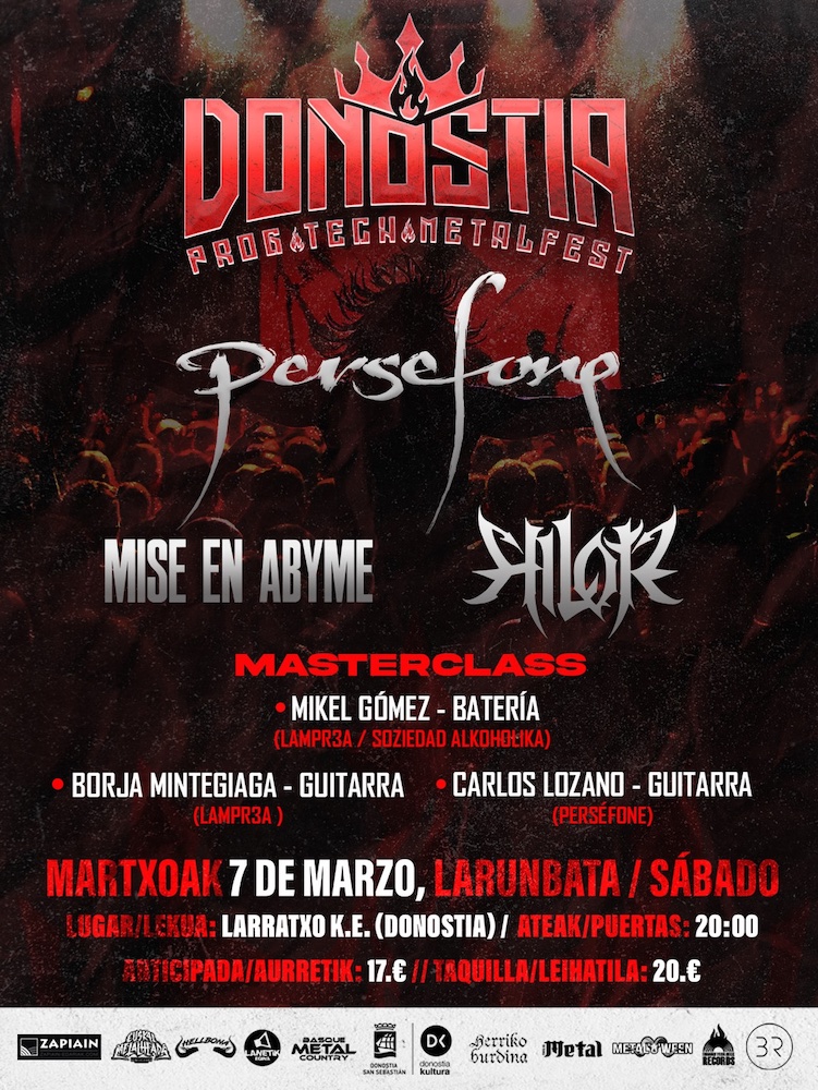 herrikoburdina's tweet image. Metal teknikoa, progresiboa eta modernoa sustatzeko sortu zuten Donostia Prog-Tech Metal Fest jaialdiak jarraipena izango du. Bigarren edizioa 2026ko martxoaren 7an izango da!

herrikoburdina.eus/martxoaren-7an…

#ProgMetal #ThrashMetal #MelodicDeathMetal