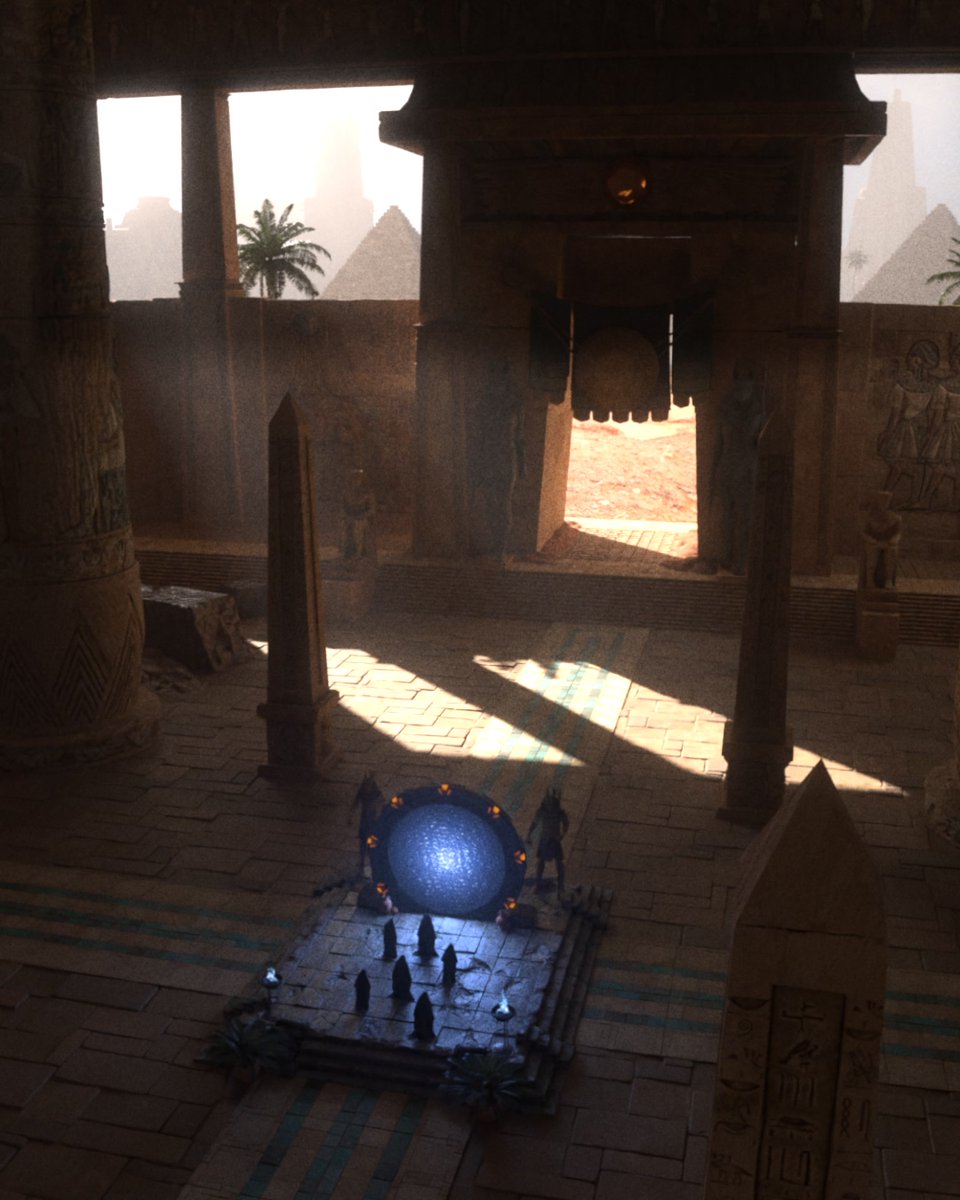 <a href="/StargateZone/">Stargate Zone ᐰ</a> It's weird, last week I got the urge to make this CG render.  Today I find out we're getting a new Stargate show.  I can't wait!  😀